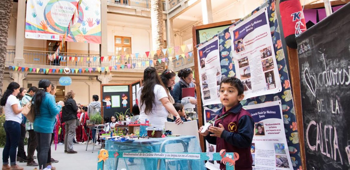 Niños y niñas de Chile y el extranjero dieron vida a Feria de Ciencia y Tecnología en la PUCV